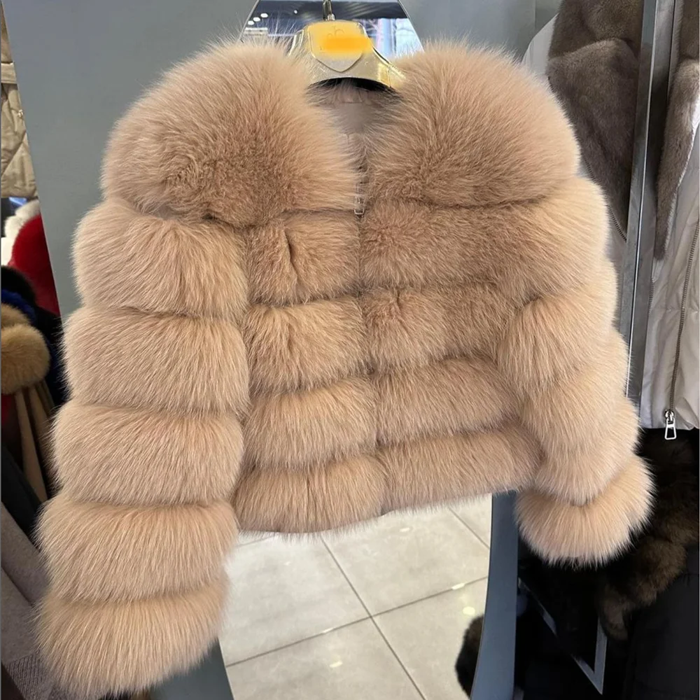 Frosted Muse - Fox Fur Jacket - Winter Nights