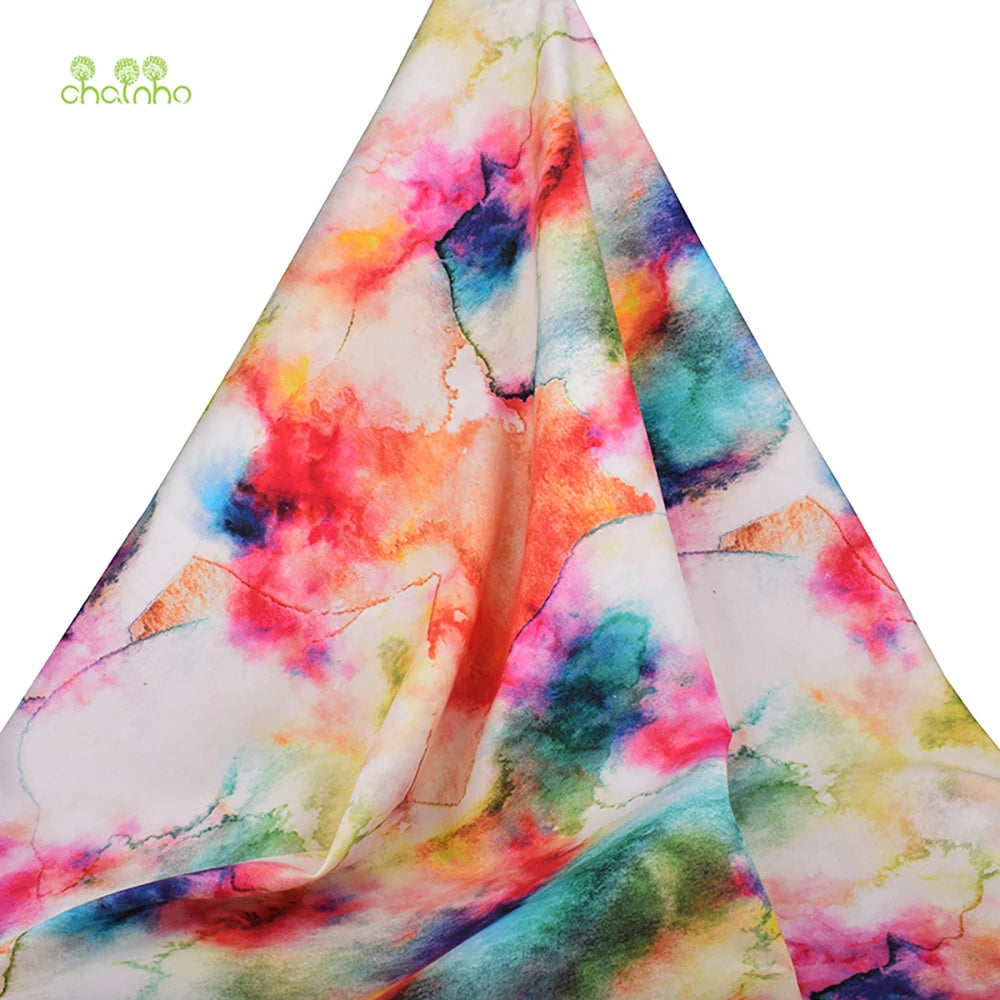 Chainho Printed Cotton Linen Fabric – 140cm Wide, 5 Patterns