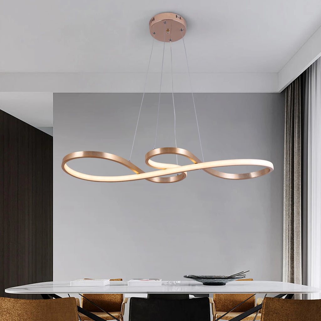 Acrylic Note LED Chandelier – Dimmable