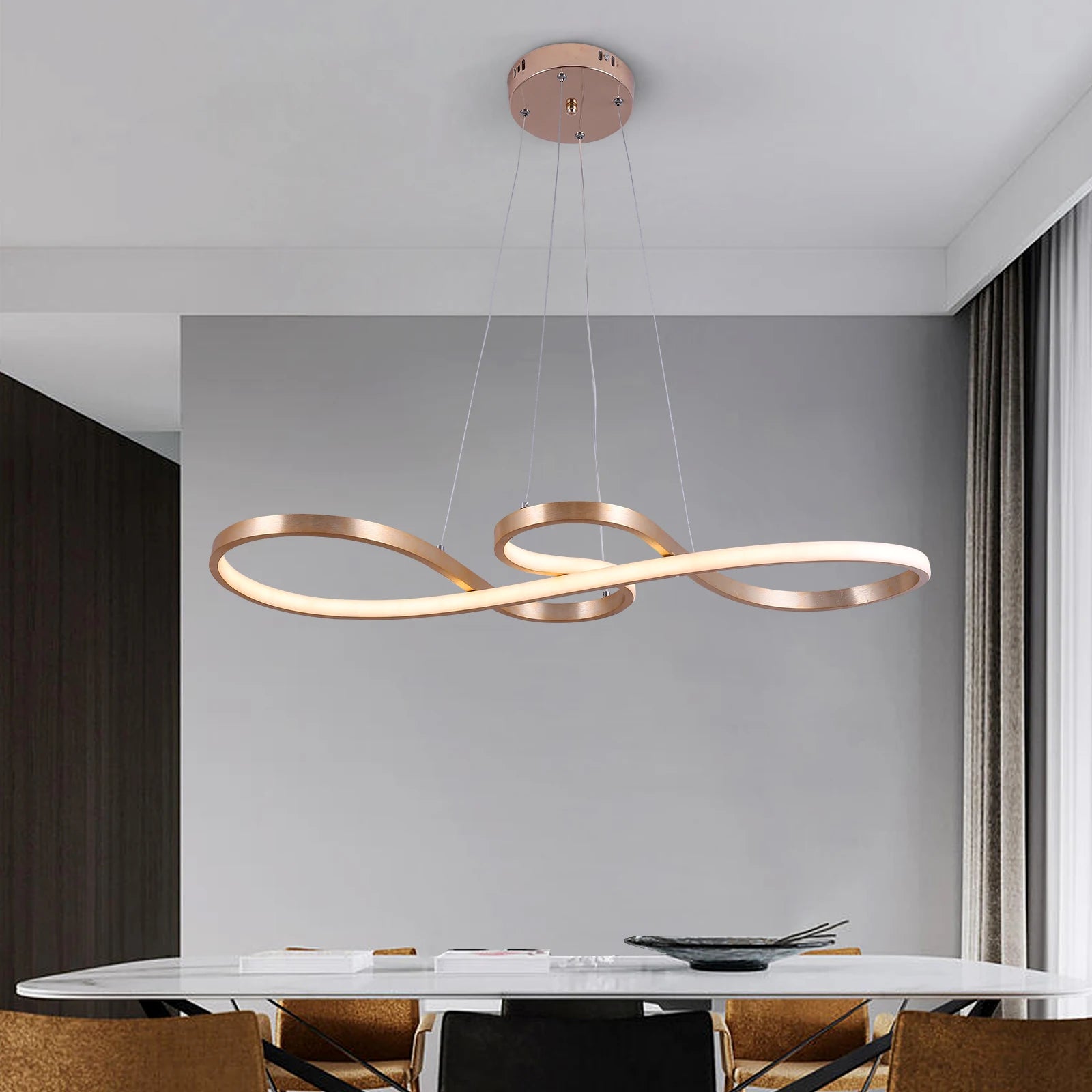 Acrylic Note LED Chandelier – Dimmable