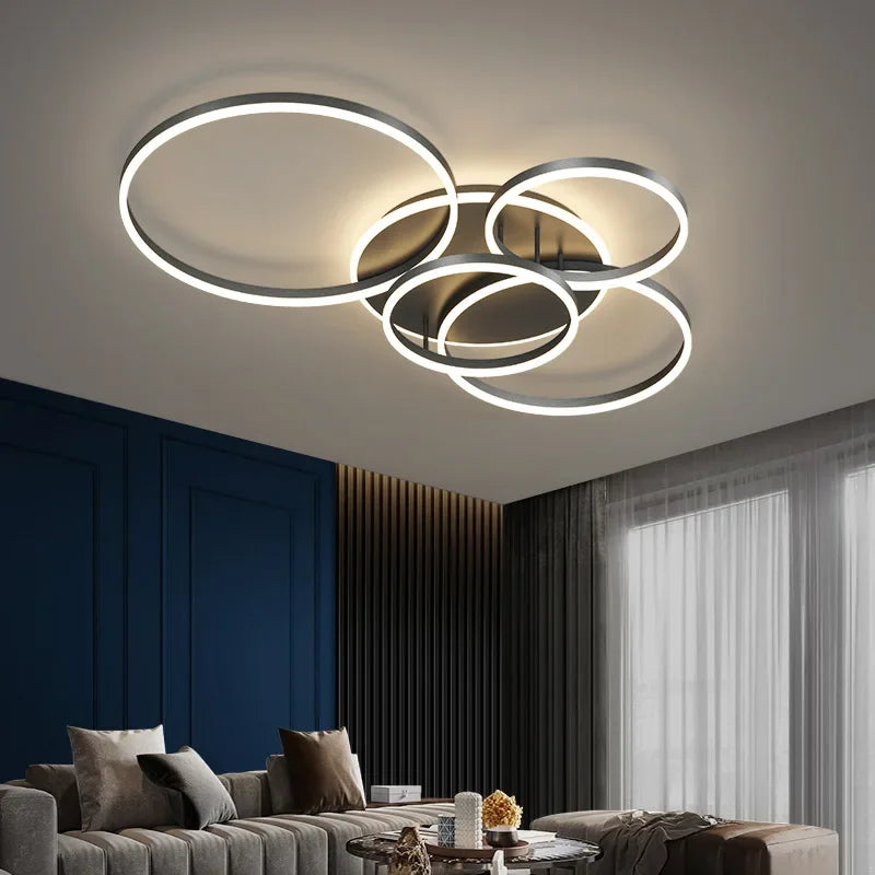 Modern LED Ceiling Light – 2 to 6 Heads