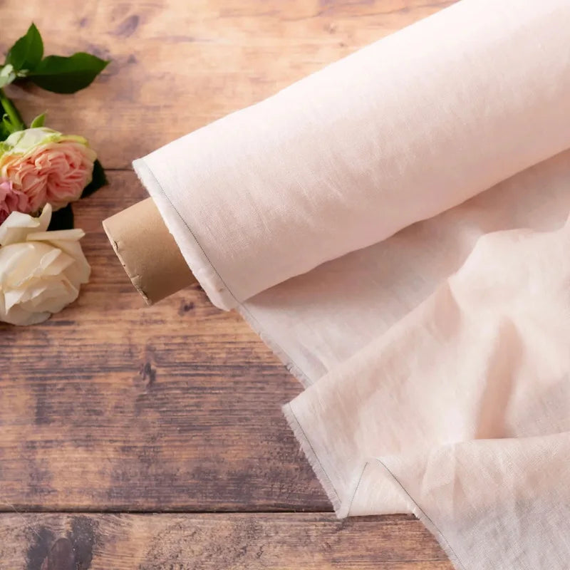100% French Linen Fabric – 280cm Wide, By the Meter