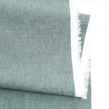 STRIPED COTTON SATEEN FABRIC - Stripes, Grid or Solid, 150cm Wide - Home & Craft