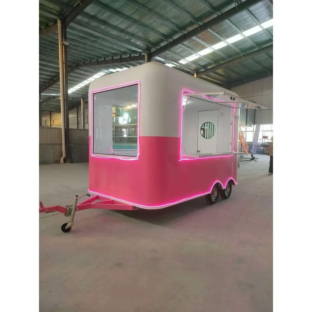 Dessert Food Trailer – Airstream Mobile Kitchen Cabinets