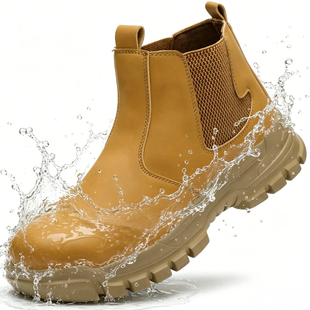 IRONSHIELD - Men's Steel Toe Safety Work Shoes - Anti-Puncture, Indestructible, EU 36–48