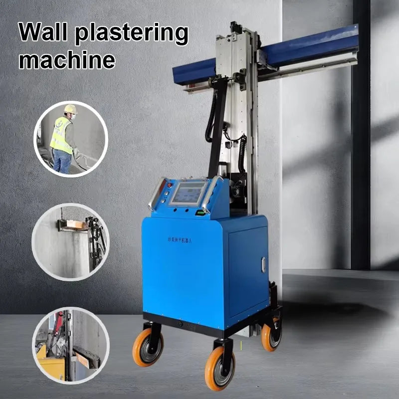 Automatic Wall Scraping & Plastering Machine