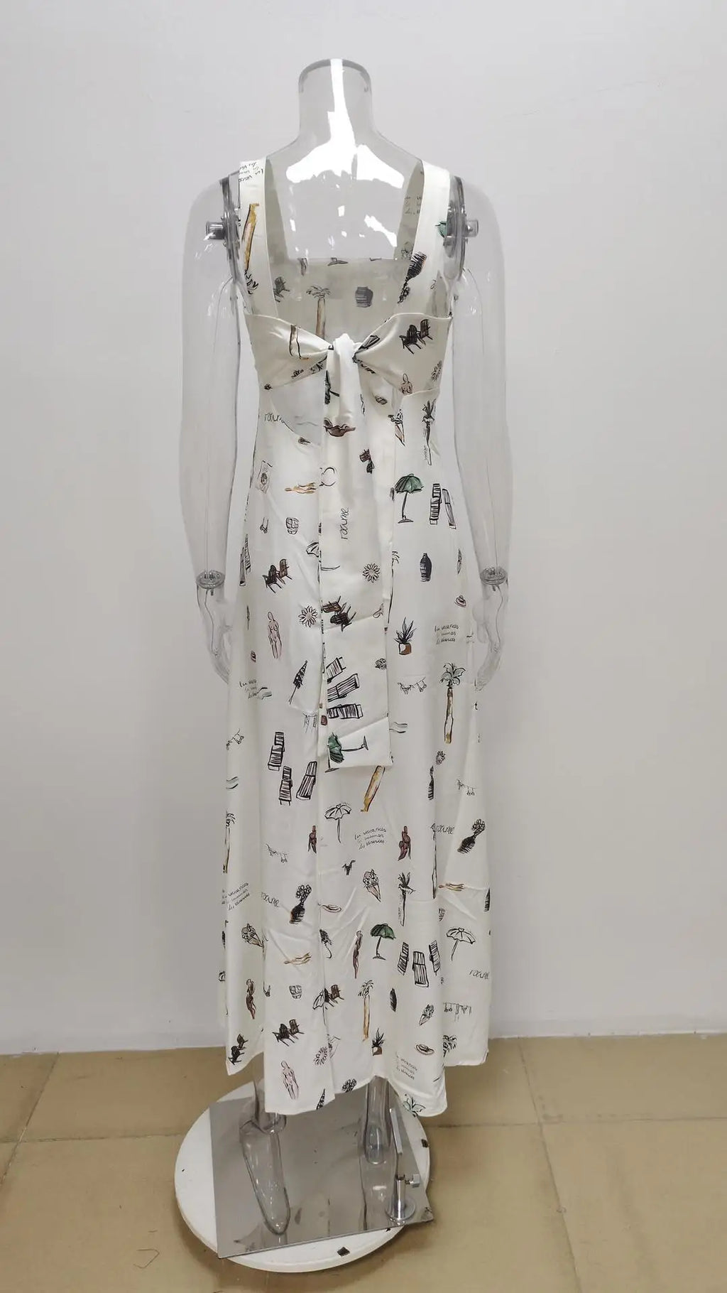 2026Spring new women's clothing Cross-border European and American dresses Fashionable and sexy printed strap long dress