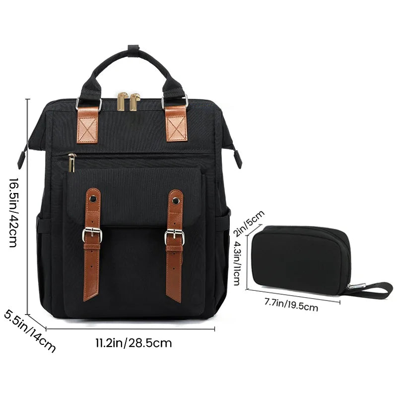 College Buckle Commuter Backpack Set