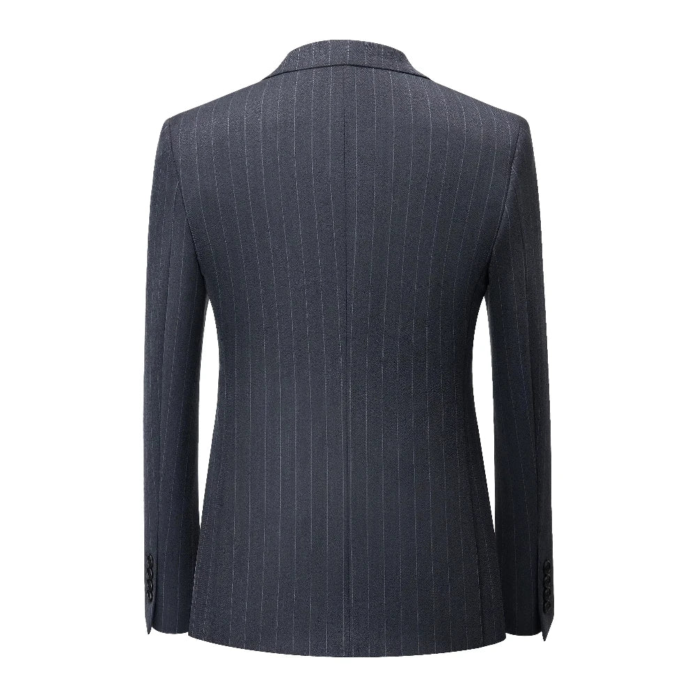 BROAD SHOULDERS - Men's 3D Tailored Italian Suit Set - 4 Colors, US XXS–3XL