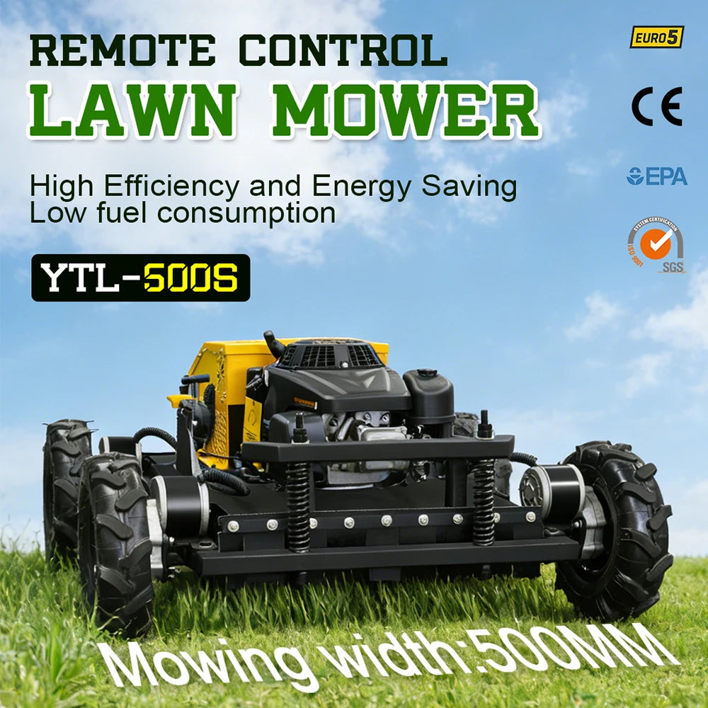 REMOTE LAWN MOWER - Tracked, 800 mm Cut - Effortless Grounds