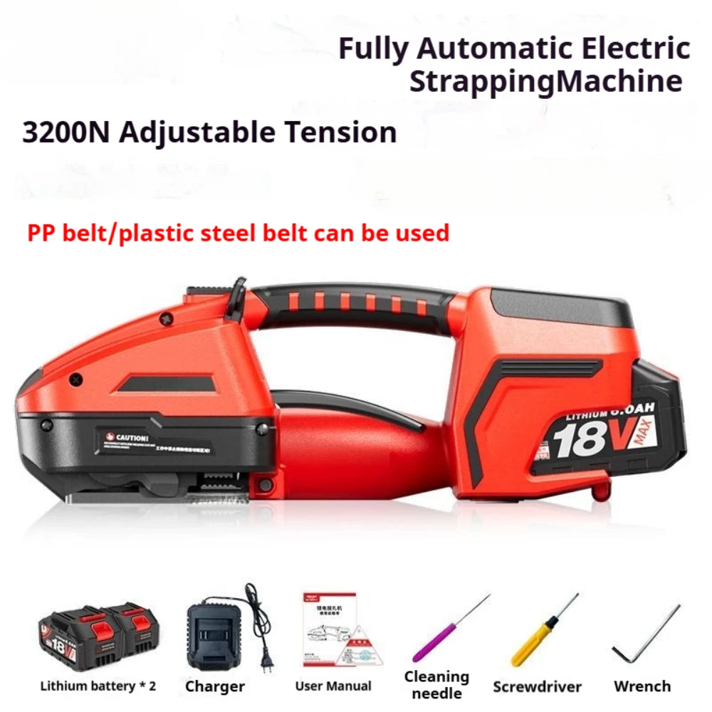 Cordless Strapping Tool - 18V PP & PET - Warehouse Packing