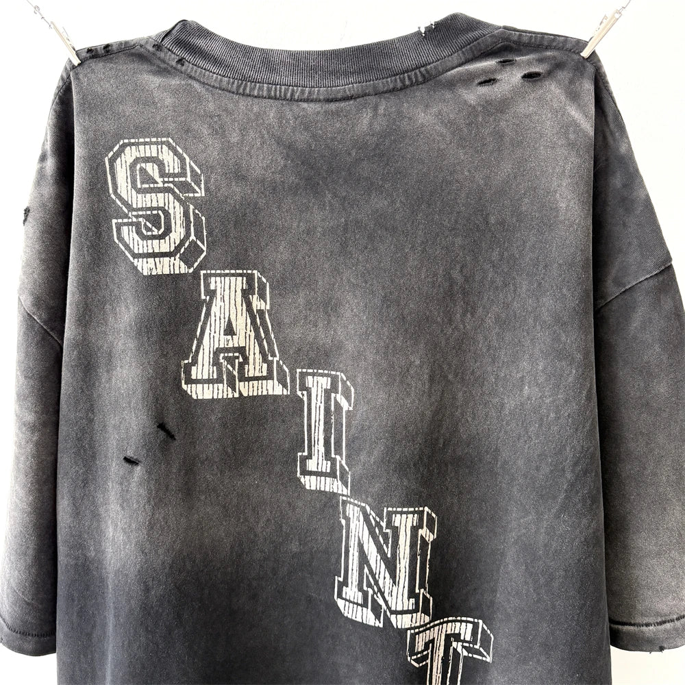 Death Angel SAINT Vintage T-Shirts Best Quality Washed T Shirt Tee Tops