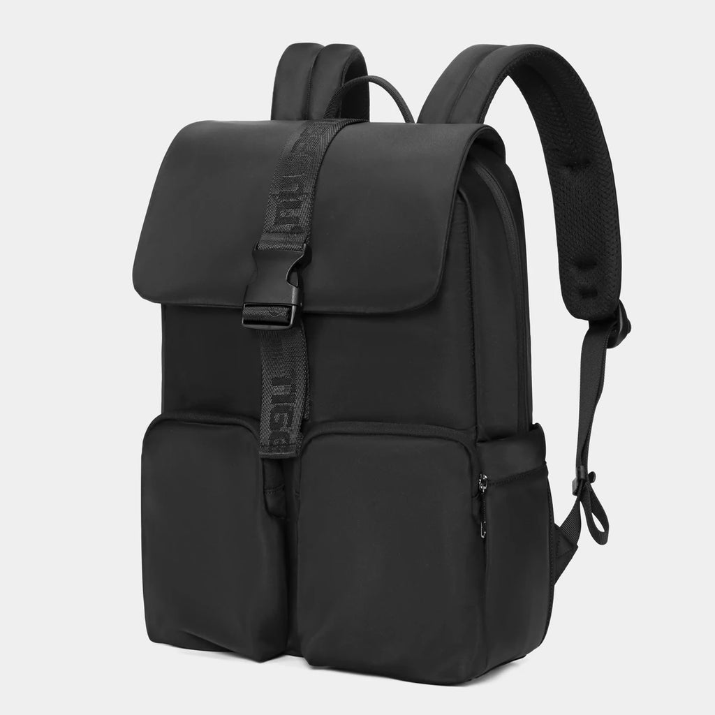 Flap Buckle Laptop Backpack