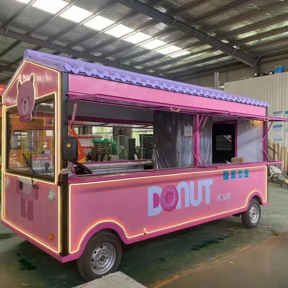 Food Truck Pro 4.2m – Electric Mobile Stainless Steel Trailer