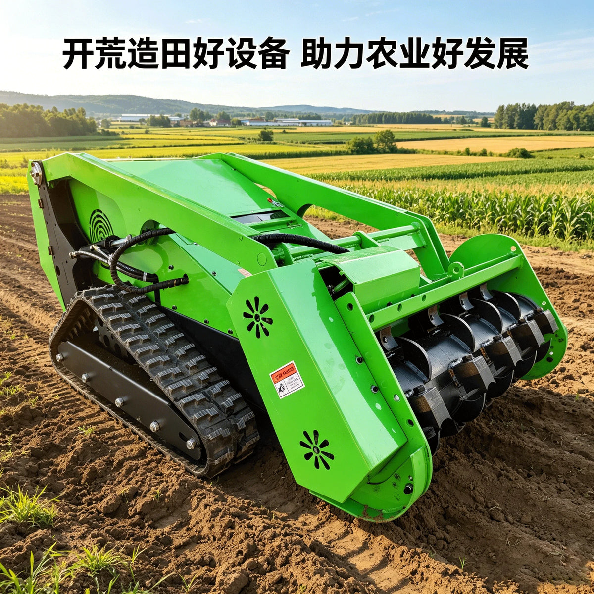 Remote Control Lawn Mower - 850 mm - Tracked Self-Propelled