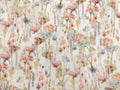 DARK JACQUARD LINEN TENCEL FABRIC - Printed Pattern, 150cm Wide - Bold Texture