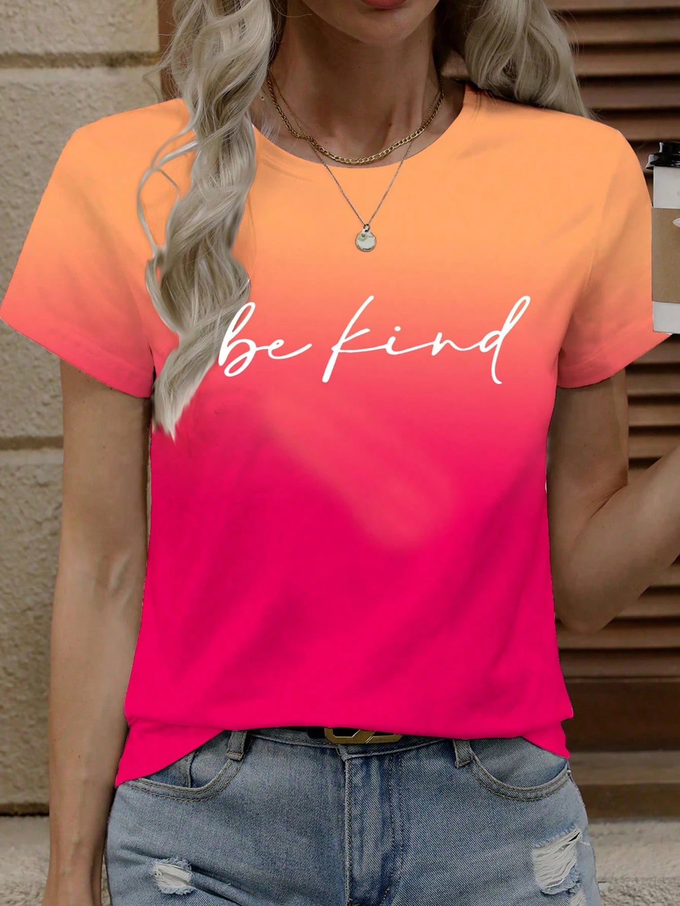 Abstract Face Gradient Color 3D Print T-Shirts Women's Casual Short Sleeve T Shirt O-Neck Tees Harajuku Y2K Tops Female Clothing