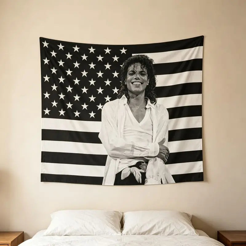 MICHAEL JACKSON TAPESTRY - Polyester - Music Wall Decor