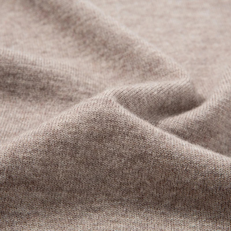 MERINO ZIP - Men's 100% Australian Merino Wool Mock Neck Sweater - 6 Colors, M–XXXL