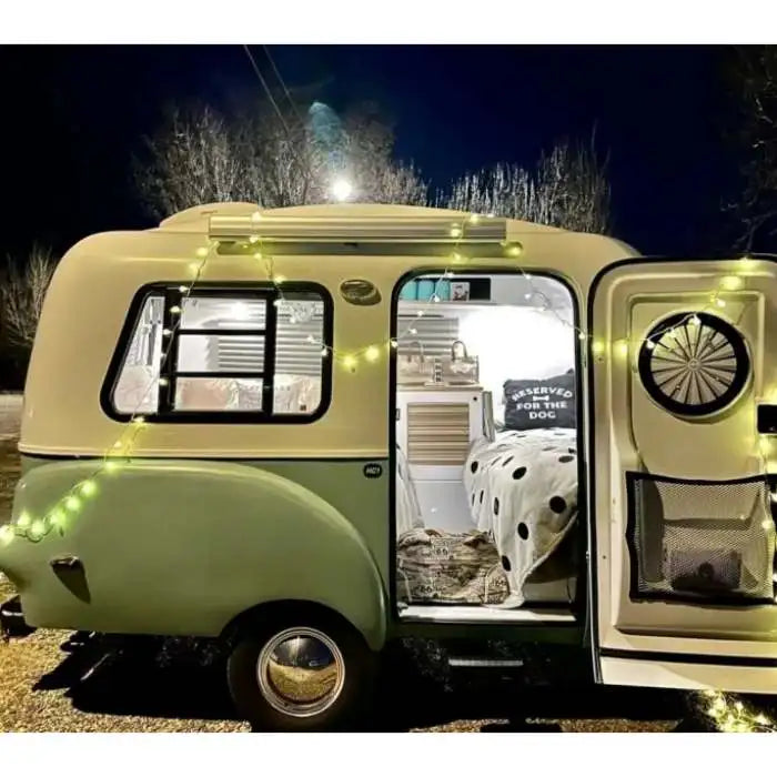 Lightweight Modern Teardrop Mini Offroad Camper with Bathroom AC Customized