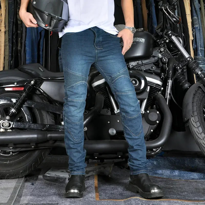 ROAD ARMOR - Men's Motorcycle Riding Jeans - CE Knee & Hip Pads, All-Season