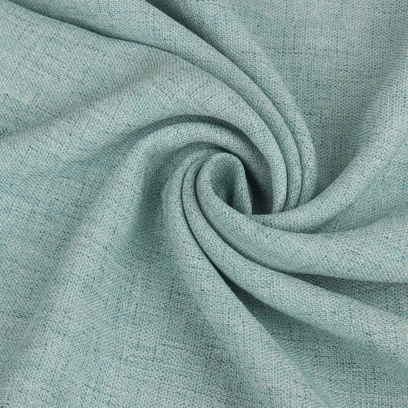 SKY WEAVE - Sky Blue Brocade Fabric - Cotton Blend, 150cm Wide, By the Meter