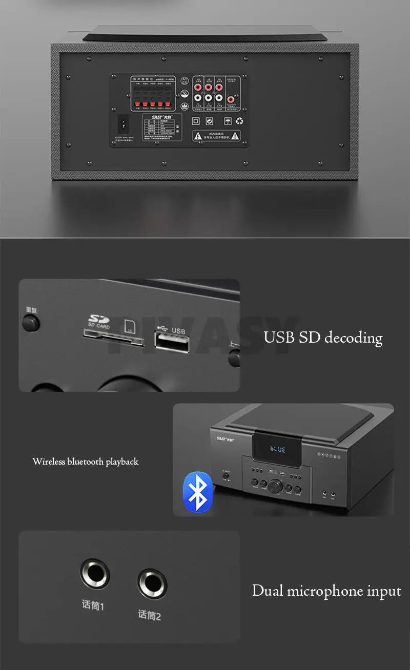 160W Home Theater 5.1 – Bluetooth Speaker 8 Inch Subwoofer Karaoke TV