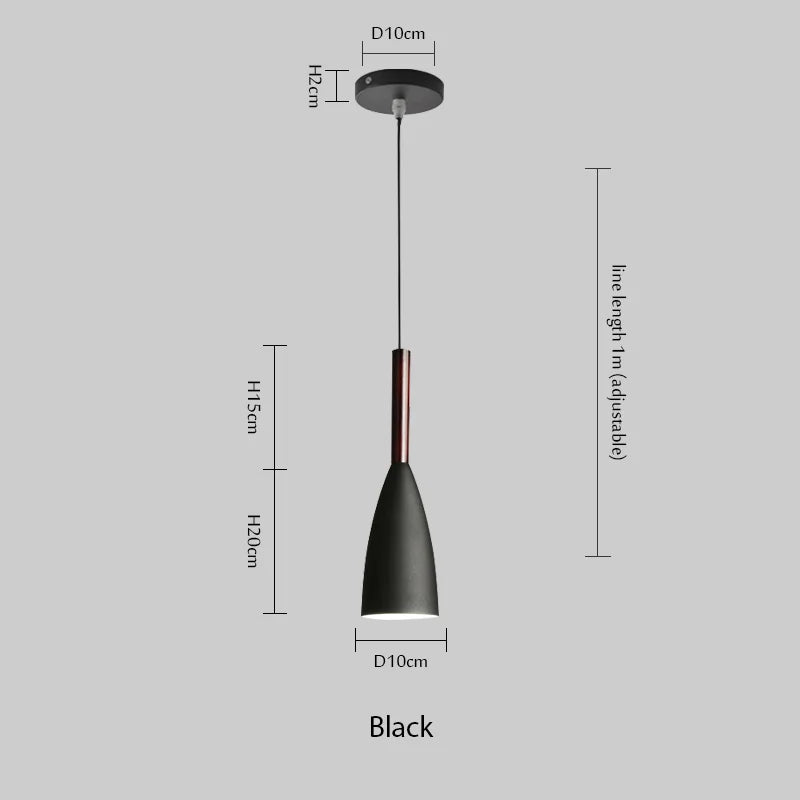 Nordic Minimalist Pendant Light – 1 or 3 Heads, E27