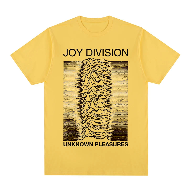 Joy Division UNKNOWN PLEASURES Vintage t-shirt Fashion Casual Streetwear Cotton Men T shirt New TEE TSHIRT Womens tops