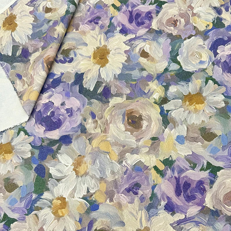 Oil Painting Floral Fabric – 148cm Wide, 16 Patterns