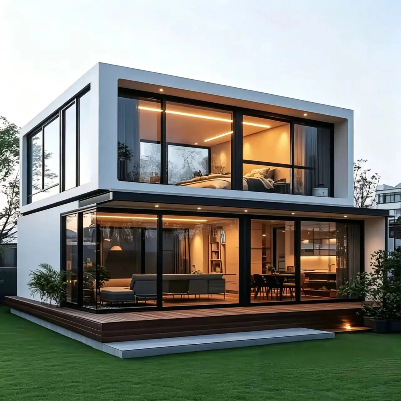 Movable Capsule Home 20-40ft - 2-4 Bedroom Modular Container House