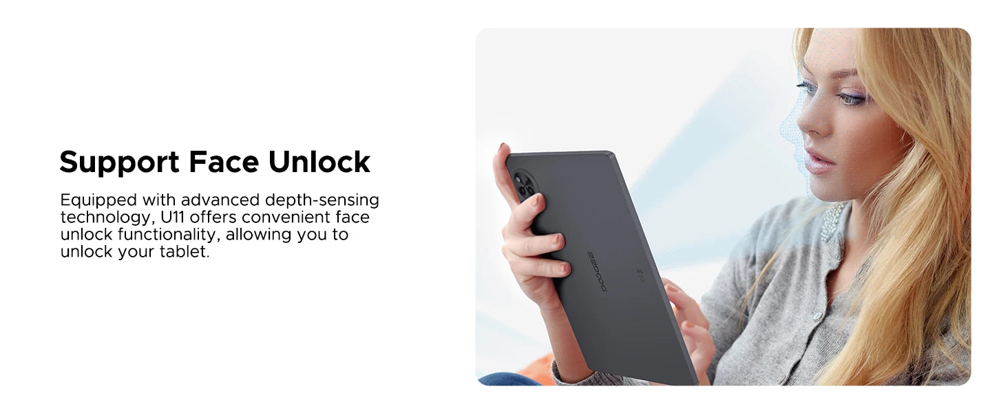 DOOGEE U11 11" Android 16 Tablet - 90Hz, 4GB+128GB, 8580mAh, Widevine L1