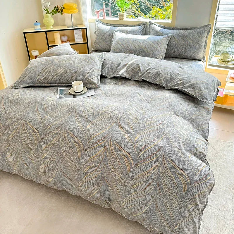 PATTERN PLAY - Printed Duvet Cover Set - 3pc, Reactive Print, Hotel & Home