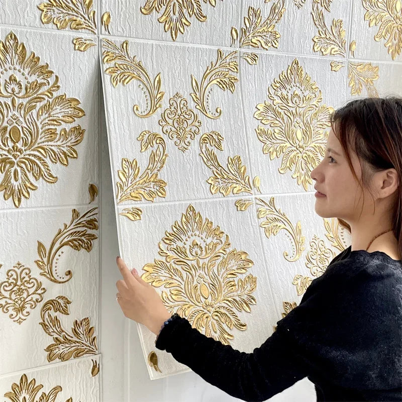 3D Embossed Wall Panels – Self-Adhesive