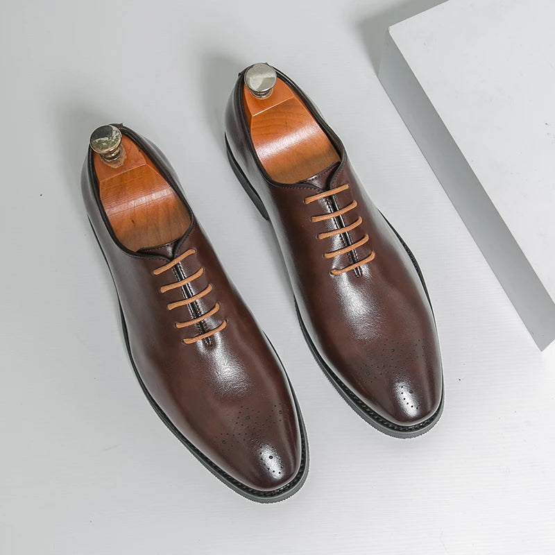 OXFORD ELITE - Men's Formal Dress Oxford Shoes - Business, Wedding & Social Leather Shoes