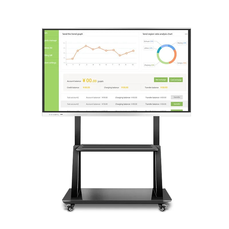 75 Inch All-in-One Interactive Touch Panel Whiteboard