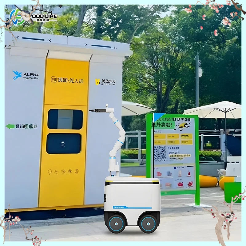 Autonomous Food Delivery Robot - SLAM Navigation - Smart Service