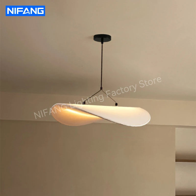Tuscan Style Silk LED Pendant Lamp – 5 Sizes, Dimmable