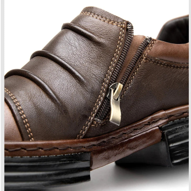 LEATHER DERBY - Genuine Cow Leather Business Shoes - Built to Impress