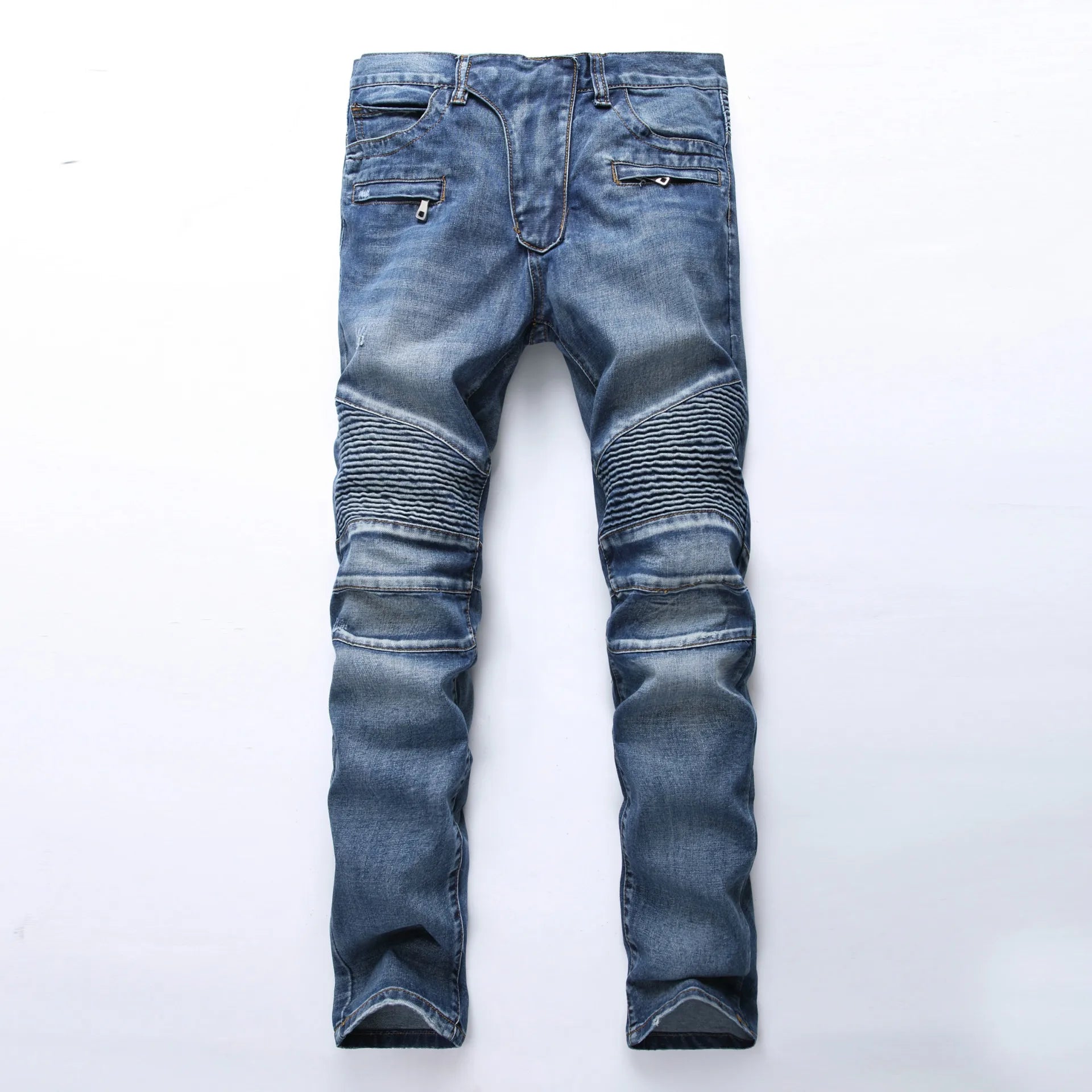 2025 New Motopants Leisure Jeans Pants for Motorcycle Off-road Riding Pants Design Zipper Protected Motocross Pants
