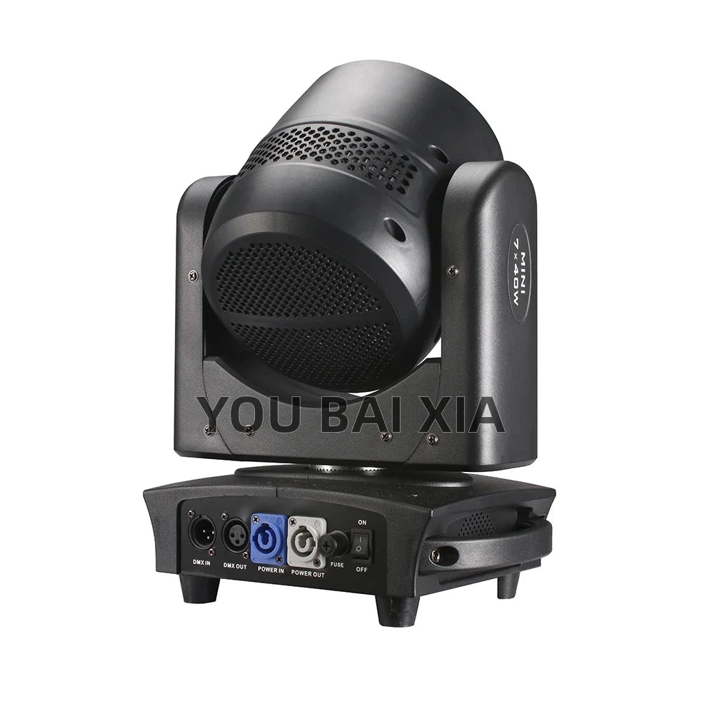 Moving Head Stage Lights - 7x40W RGBW - Beam & Wash
