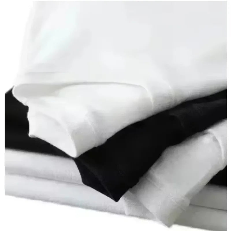 American Street Hip Hop Retro Short Sleeve T-Shirt Printed Women's Loose Cotton Crew Neck Couple Summer T-Shirt Harajuku
