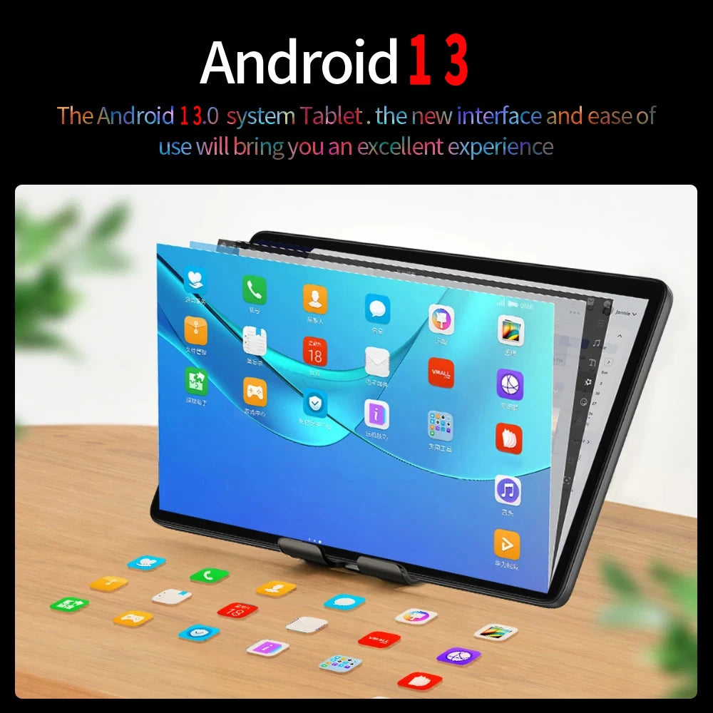 BDF P60 10.36" Tablet - Android 13, 8GB/512GB, 4G LTE