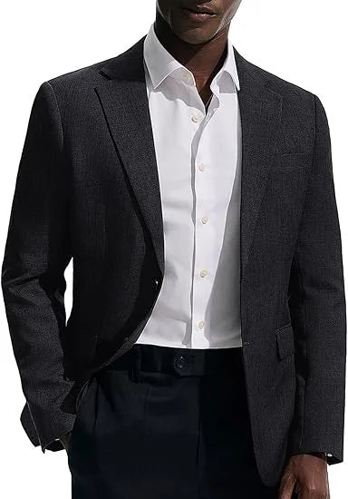 LINEN EDGE - Men's Slim Fit Linen Blazer - 10 Colors, XS-7XL