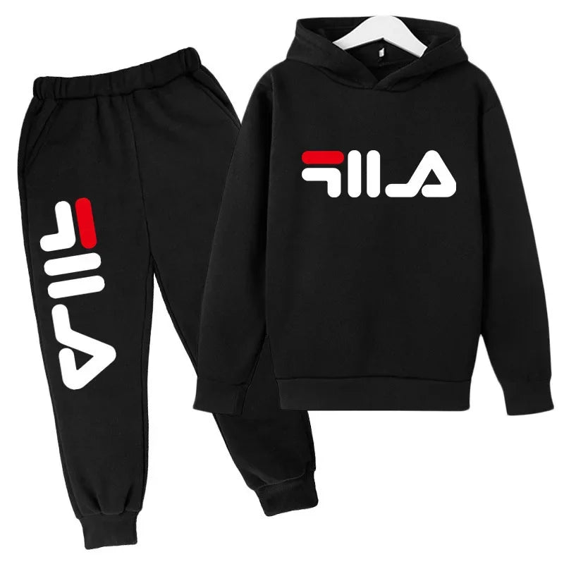 3-13 Years Old 2-piece Girl Sui 2025 Spring and AutumnOutdoor Jogging Suit  Children's Boys and Girls Casual Sports Top + Pants