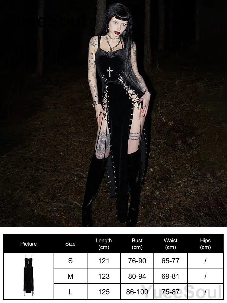 Grunge Gothic Women Dress Lace Trim High Waist Bodycon Mini Dress 2026 New E-girl Vintage Punk Harajuku Lolita Party Clothes
