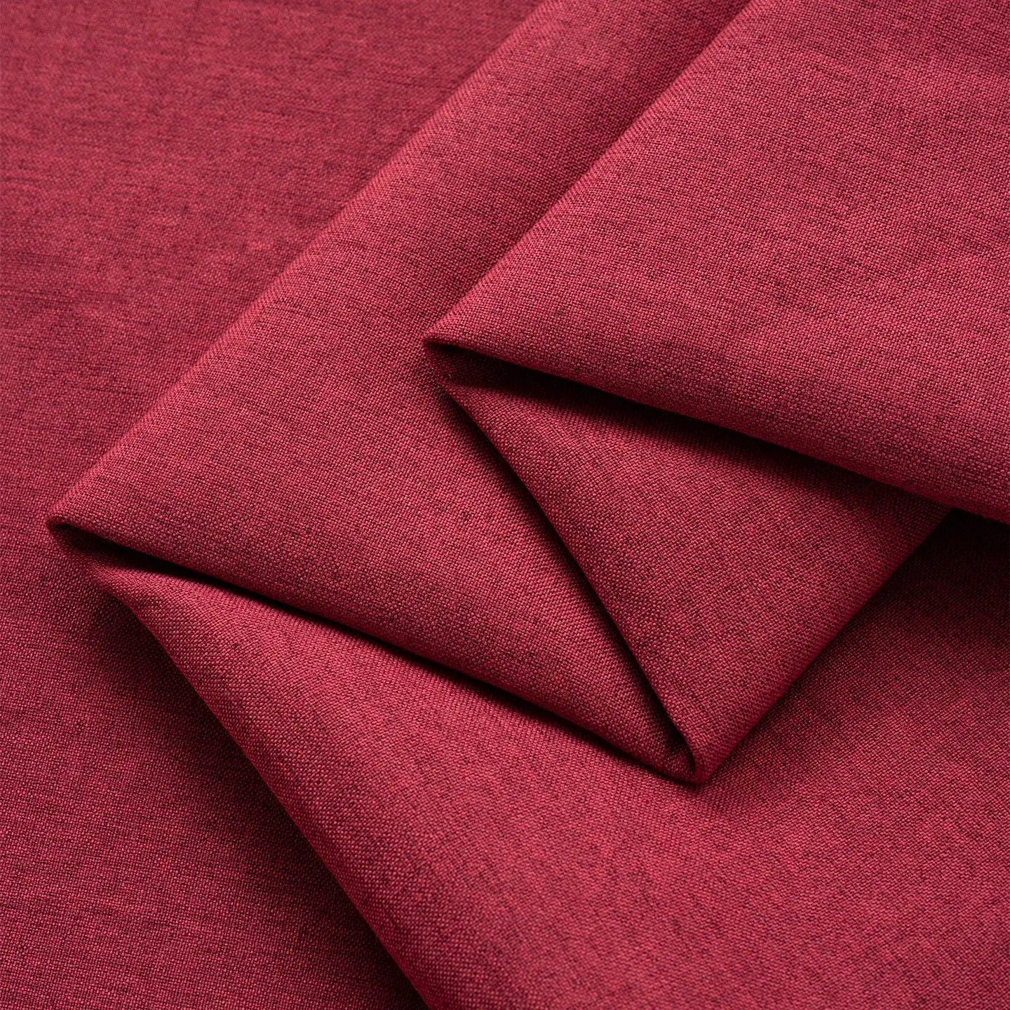 THICKENED PLAIN LINEN-LOOK FABRIC - 100% Polyester, 420g/m, 148cm Wide - Solid Rooms