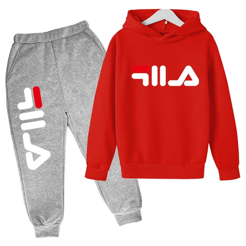 3-13 Years Old 2-piece Girl Sui 2025 Spring and AutumnOutdoor Jogging Suit  Children's Boys and Girls Casual Sports Top + Pants