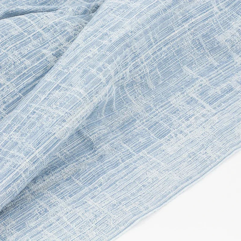 WASHED DENIM FABRIC - 85% Cotton Blend, 265g/m² - Thick Weave
