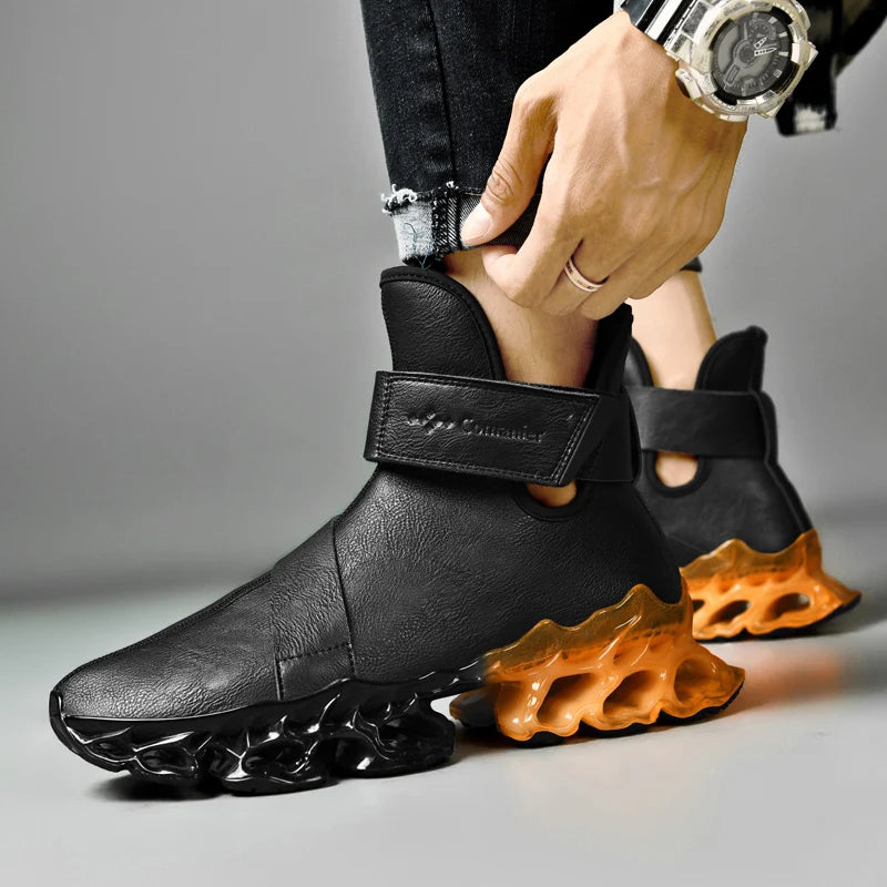 RACE LUX - Men's Luxury Trainer Sneakers - Breathable Fashion Loafer Running Shoes